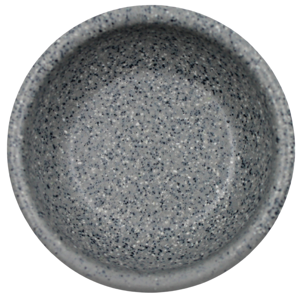 Platito redondo 7 cm melamina Gray Granite