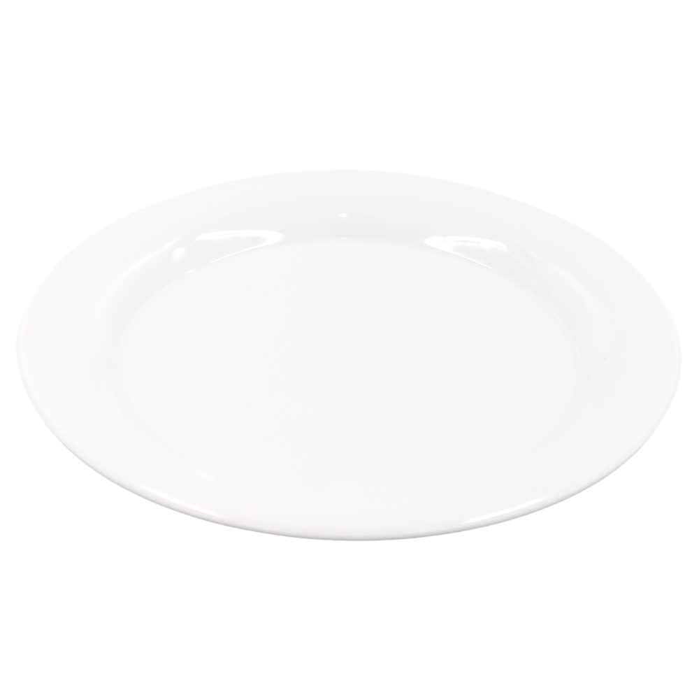 Plato trinche 10&quot; 26 cm melamina blanca