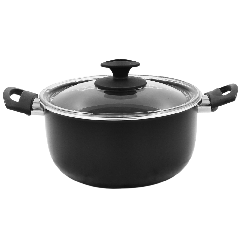 Cacerola Olla Antiadherente Con Tapa 26 Cm Hudson