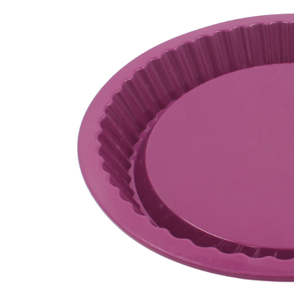 Molde de Silicon Redondo 23 cm Press – Morado – Perfect Home