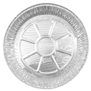Charola circular de aluminio desechable 23 cm