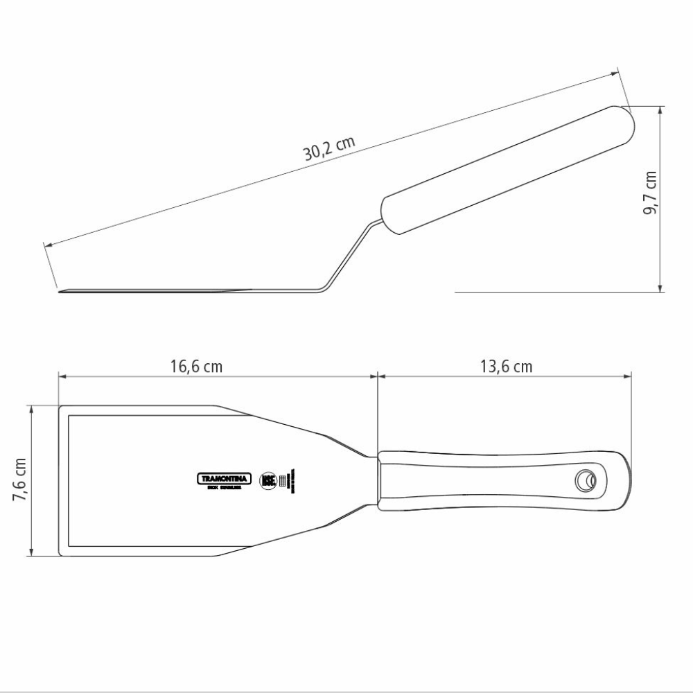 Espátula para hamburguesas Tramontina Profesional