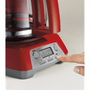 Cafetera 12 tazas programable roja Proctor Silex