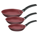 Juego De 3 Sartenes Turim Rojo