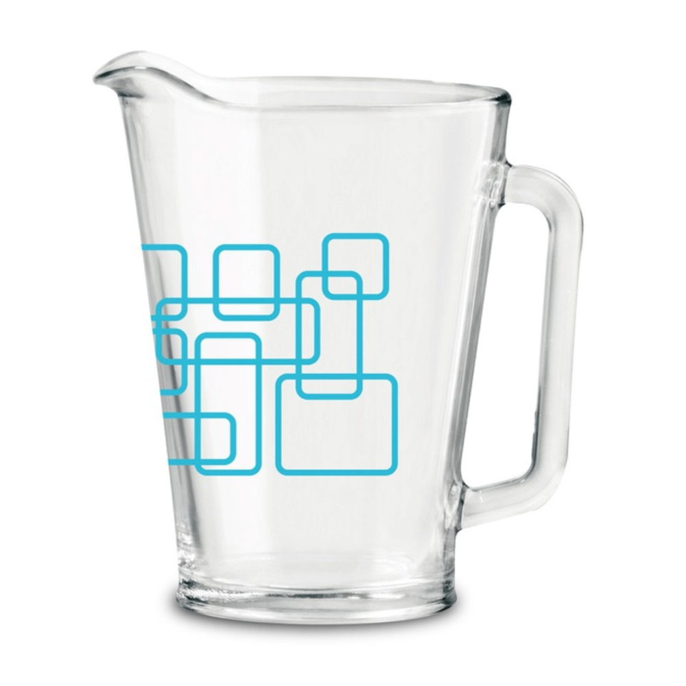 Juego de Agua 5 piezas con decorado entrecuadros azules @