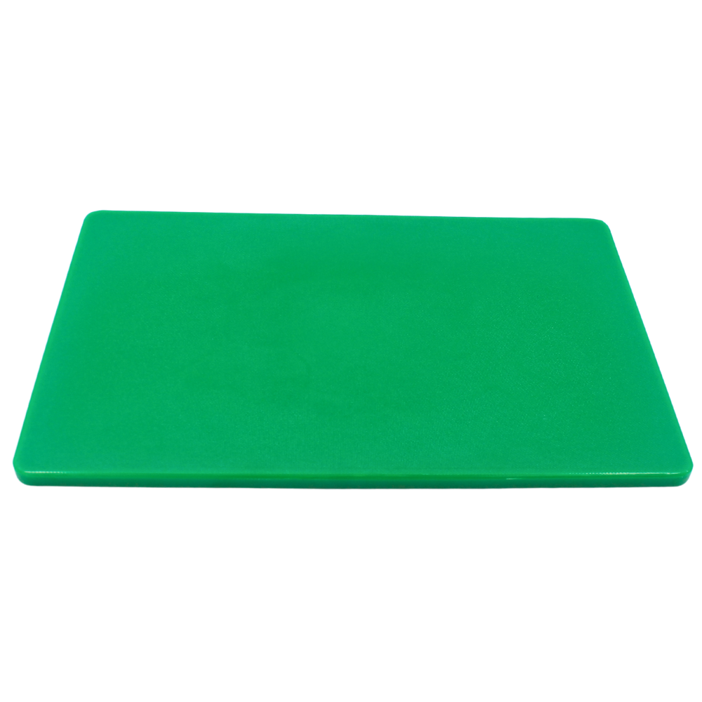 Tabla Para Picar De Plastico Verde 45X30X1.27Cm / 12"X18"X1/2"@