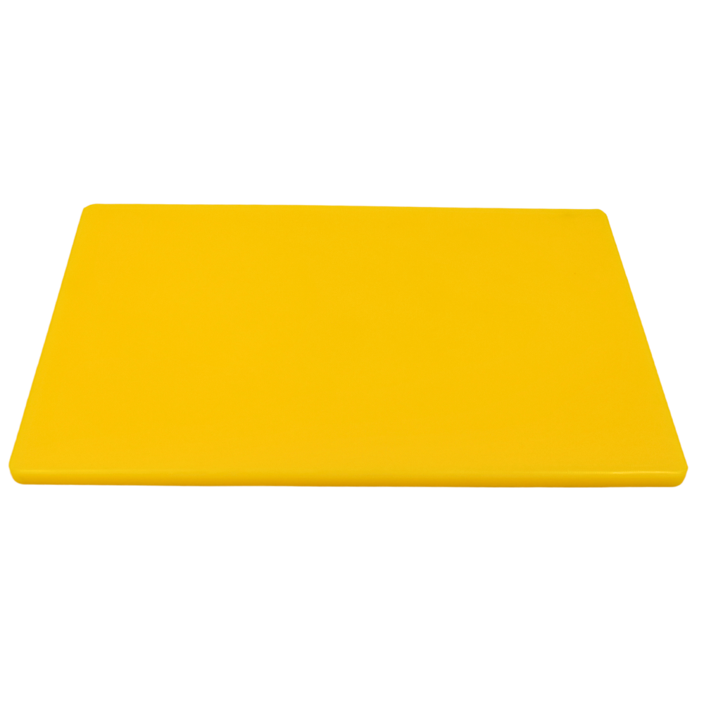 Tabla Para Picar De Plastico Amarillo 45X30X1.27Cm / 12"X18"X1/2"@
