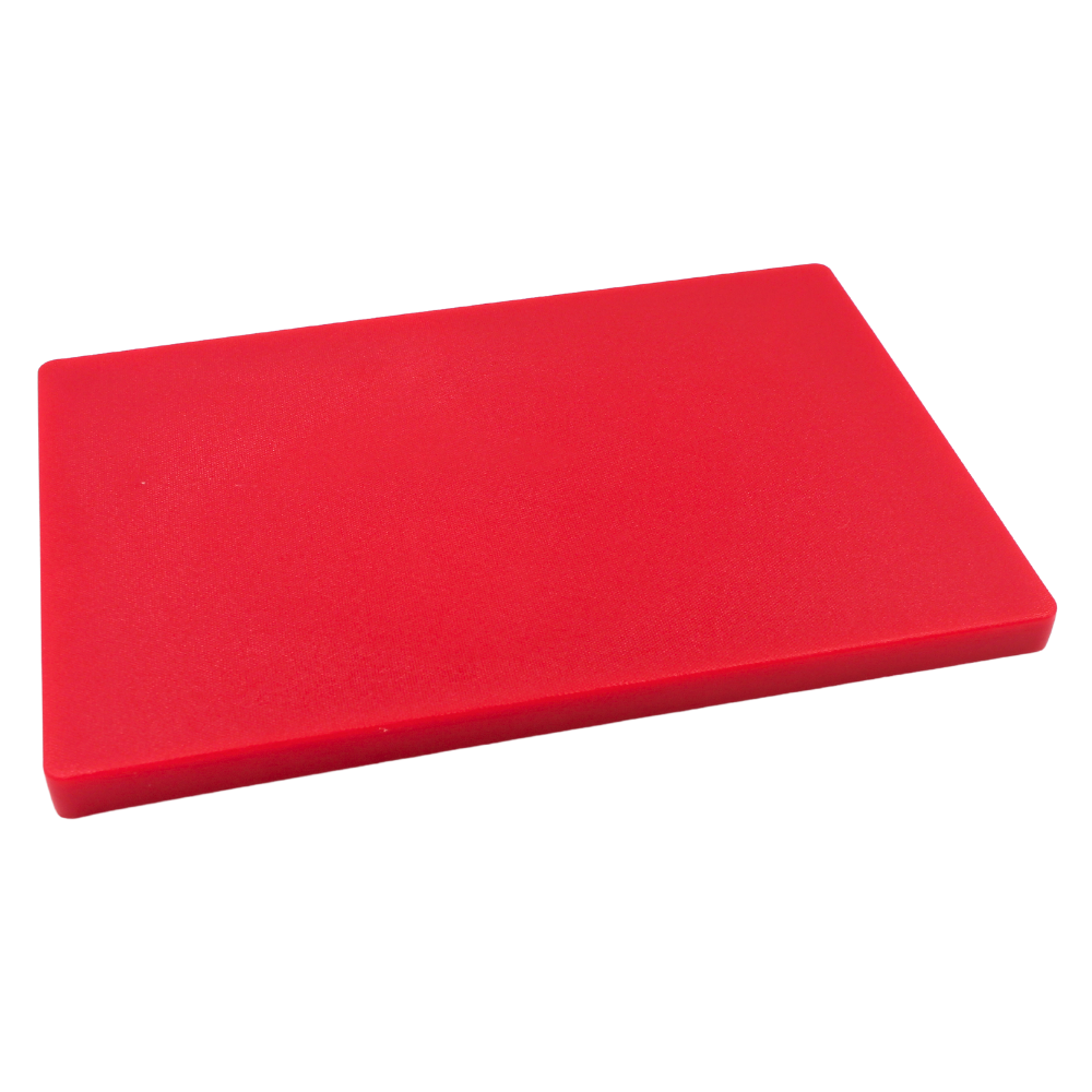 Tabla Para Picar De Plastico Rojo 45X30X2.54 Cm / 12&quot;X18&quot;X1&quot;@