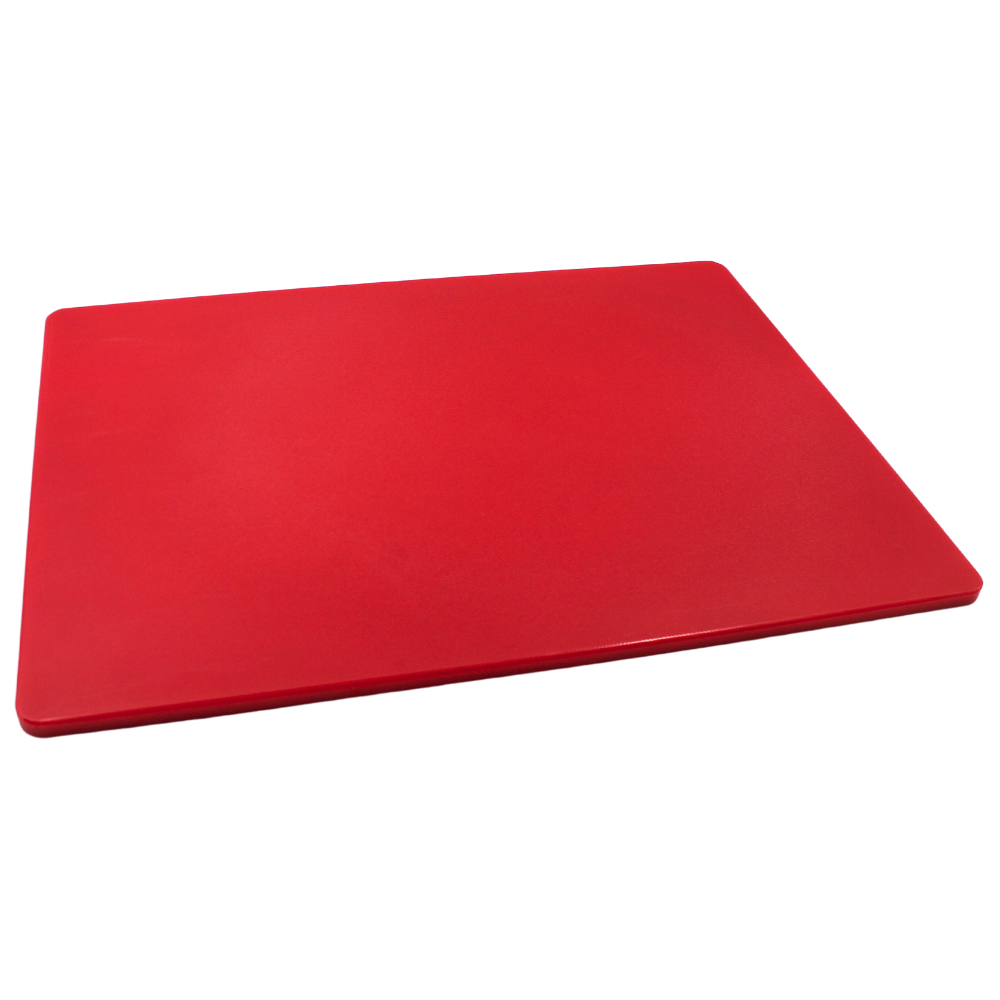 Tabla Para Picar De Plastico Rojo 45X60X1.27 Cm / 18&quot;X24&quot;X1/2&quot;@