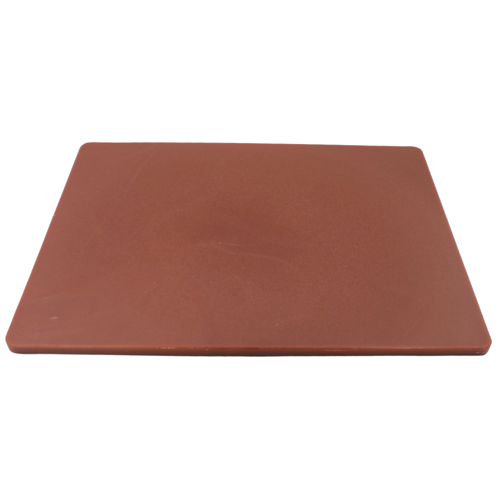 Tabla Para Picar De Plastico Cafe 50X38X1.27 Cm / 15"X20"X1/2"@