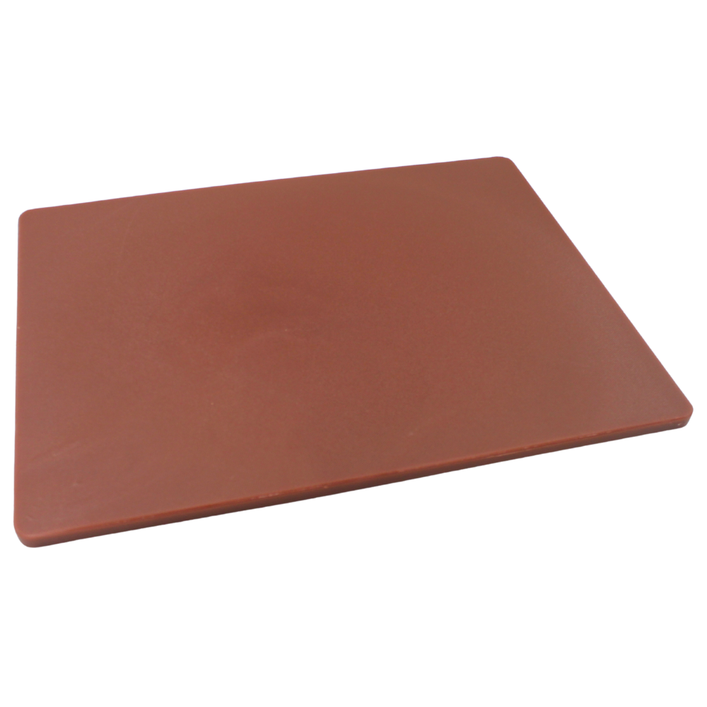 Tabla Para Picar De Plastico Cafe 50X38X1.27 Cm / 15"X20"X1/2"@