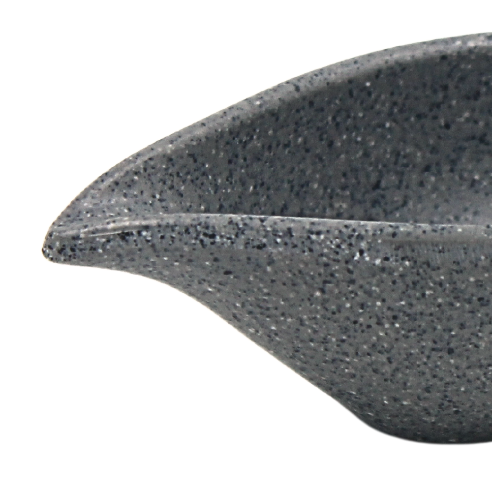 Platito para tapas 9 cm Melamina Gray Granite Tavola (50)