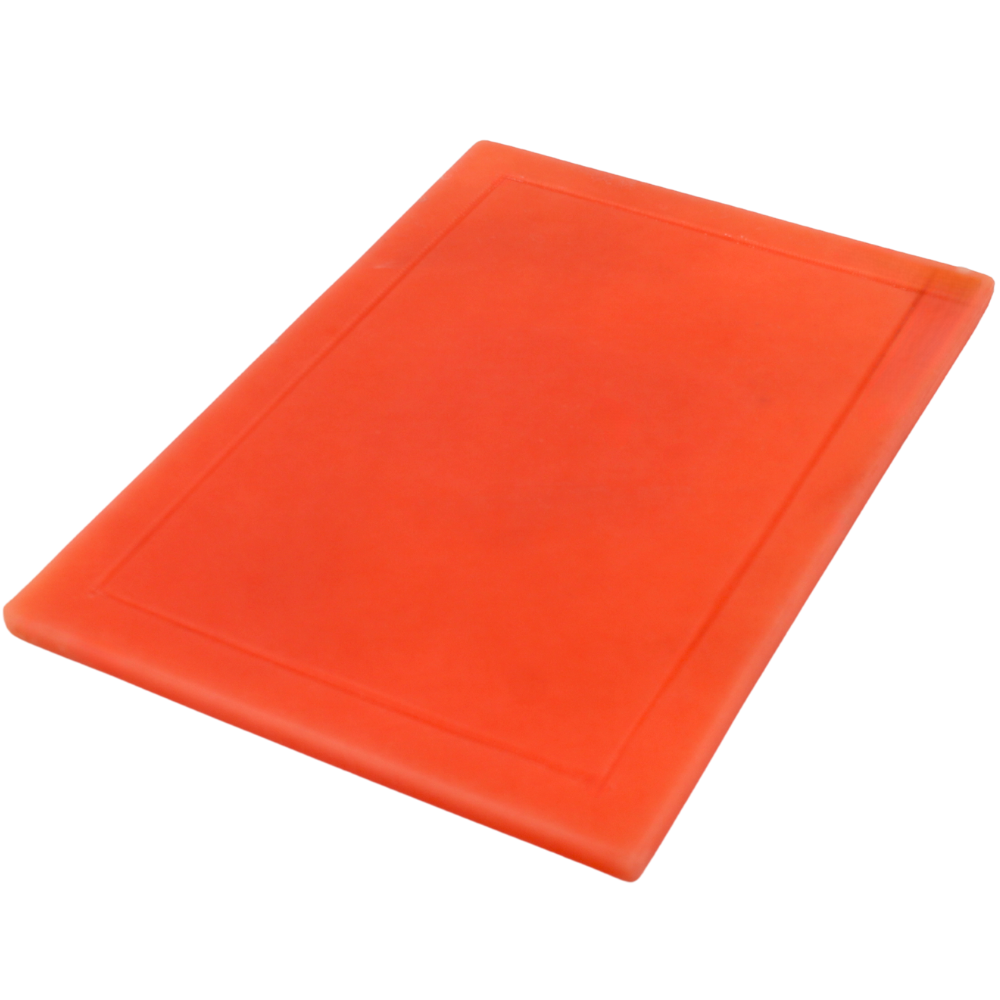 Tabla De 25X35X1/2 Pulgadas Polietileno Naranja