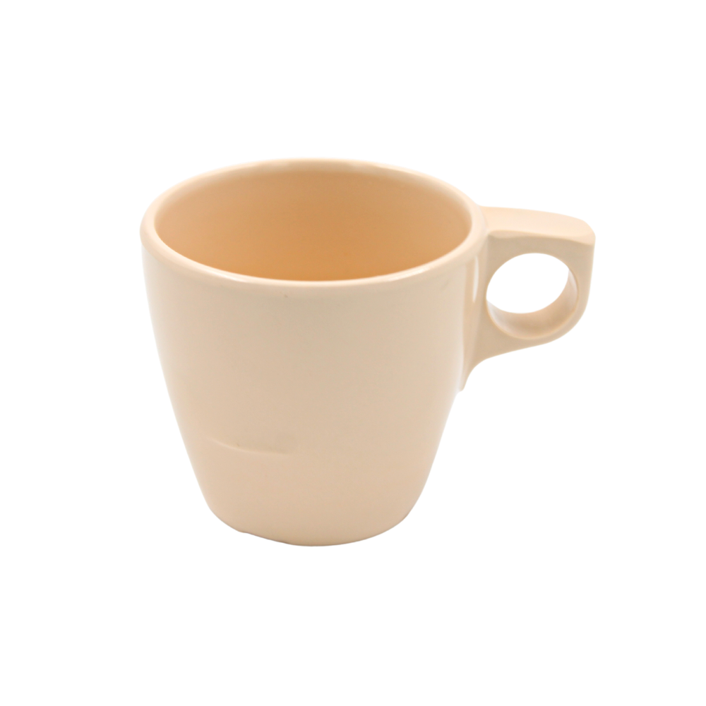 Taza 227 ml melamina beige