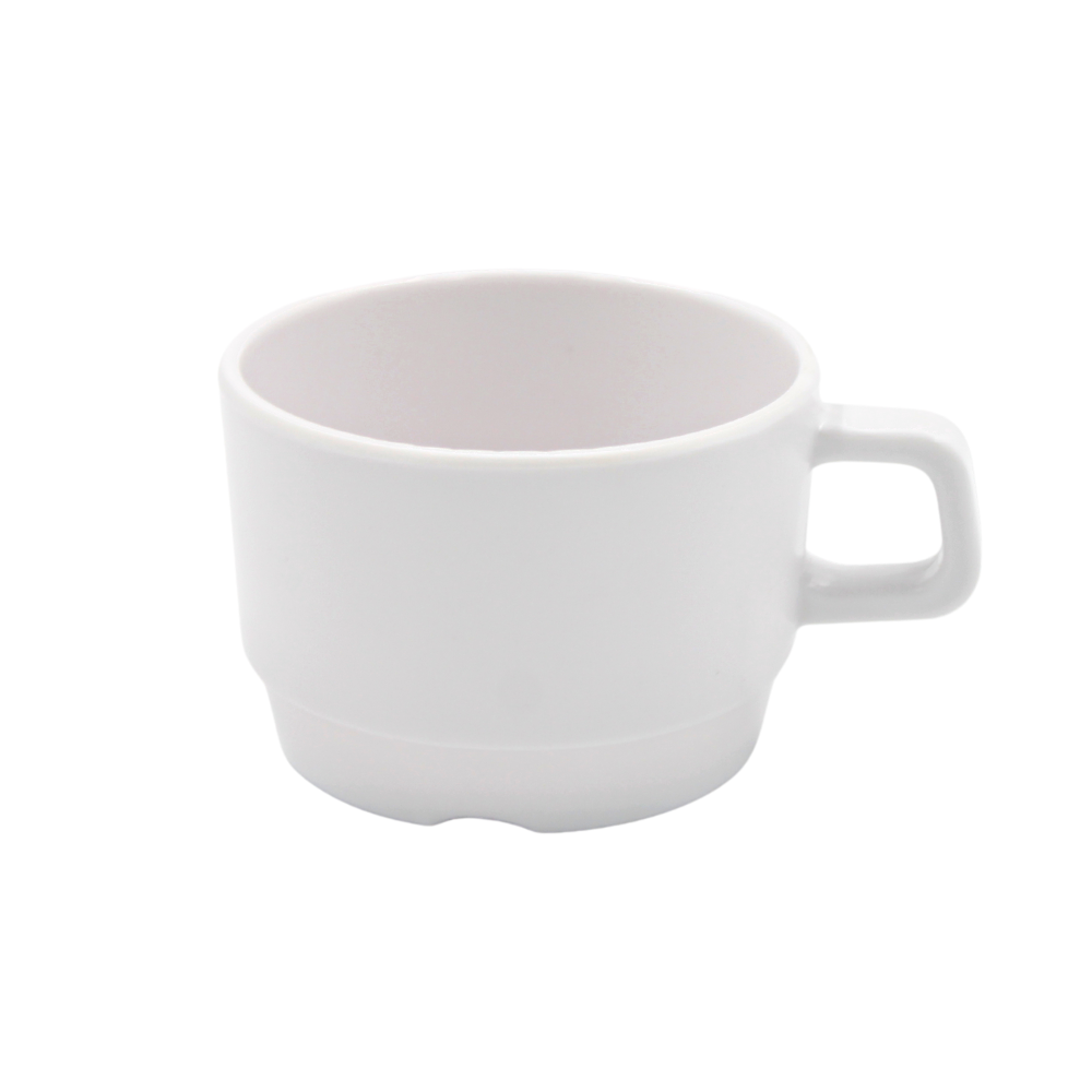 Taza embrocable 220 ml melamina blanca Tavola