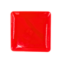 Plato Trinche chico polipropileno rojo