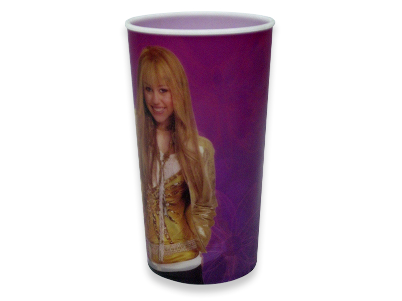 Vaso Lenticular 16 Onz Hannah Montana