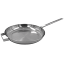 Sartén no.10 40 cm acero inoxidable 430 Pam