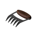 Garra multiusos Tramontina Churrasco negra con hoja de acero inoxidable oscurecido y mango de madera