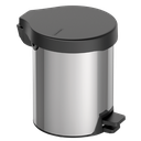 Bote de basura de acero inoxidable con pedal 5 L Tramontina(BAJA)