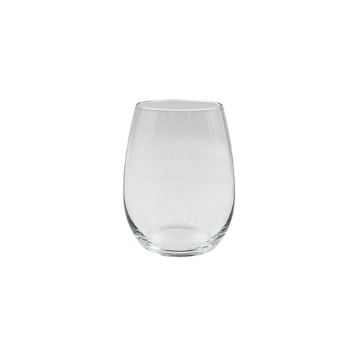 Vaso de vidrio Amber Stemless 440 ml para vino Cristaglass