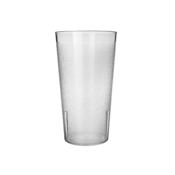 Vaso refresquero 9 onzas de Policarbonato natural texturizado @