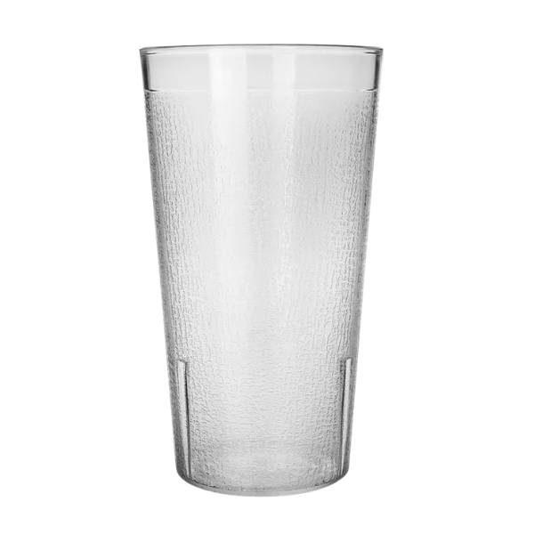 Vaso refresquero 16 onzas 480 ml de Policarbonato natural texturizado