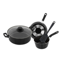 Batería De Cocina De Aluminio 5 Pzas Blackstick@