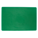 Tabla para picar de plástico verde 45x30x2.54 cm / 12"x18"x1"@
