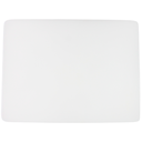 Tabla para picar de plástico blanco 50x38x1.27 cm / 15"x20"x1/2"@