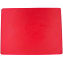 Tabla para picar de plástico rojo 50x38x1.27 cm / 15"x20"x1/2"@