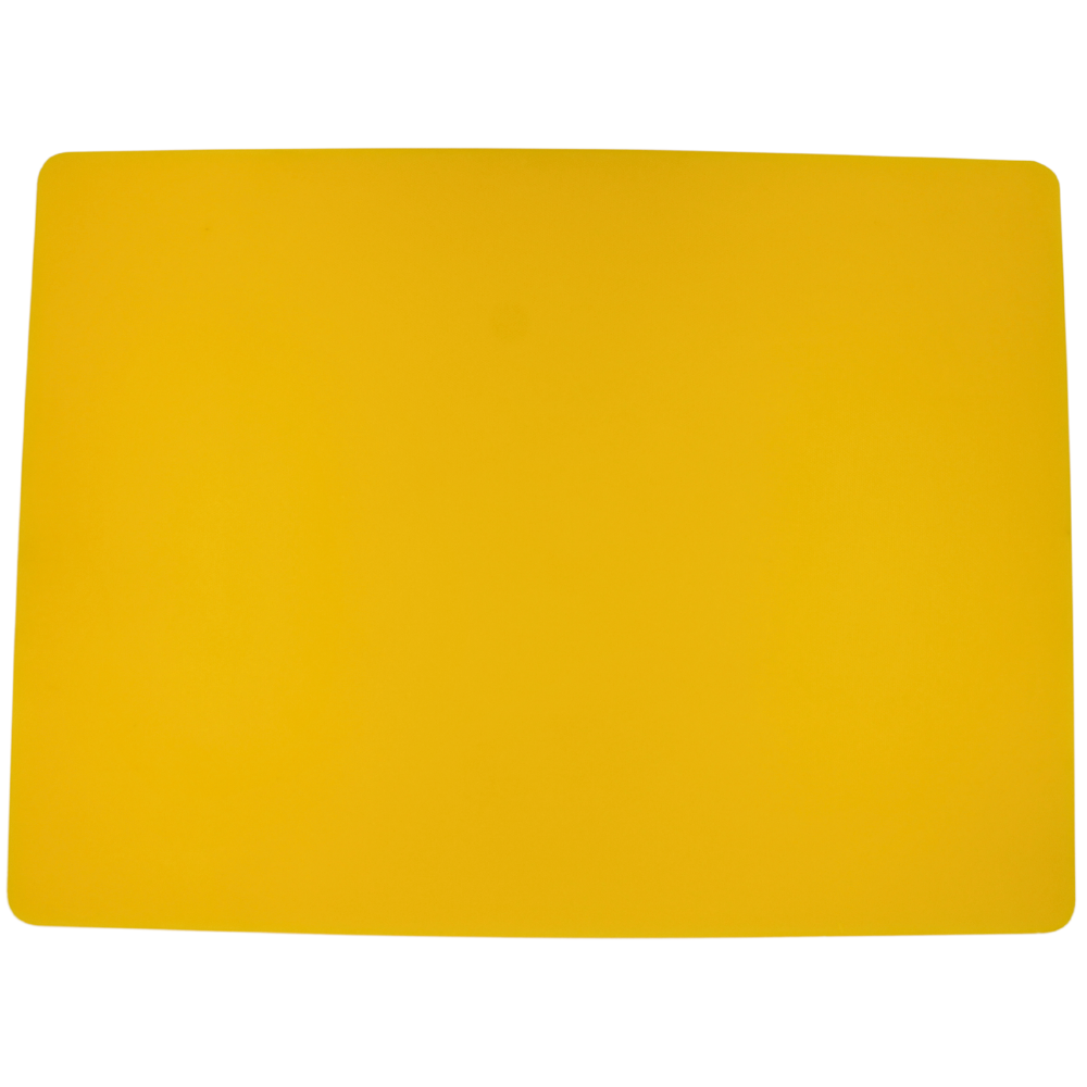 Tabla para picar de plástico amarillo 45x60x1.27 cm / 18"x24"x1/2"@