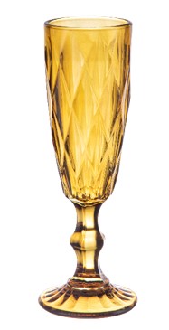 Copa flauta Libia Ambar 170 ml vidrio Vittori