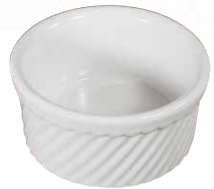 Tazon Souffle 8 oz Azul Cobalto Tordillo/Ultra Blanco