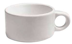 Taza Latte Sopera 12 oz Cafe Chocolate/Blanco