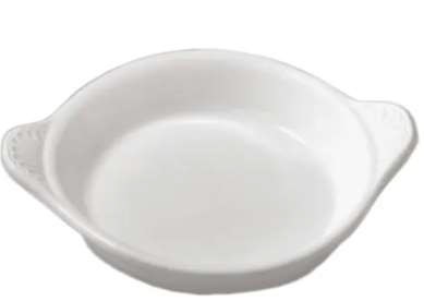 Plato Huevo Fallido 14 oz Negro Mate/Blanco