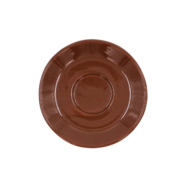 Plato Jumbo 6 1/2&quot; Café Chocolate 17 cm