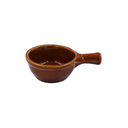 Tazon de Sopa con Asa 10 oz Marrón Laredo 18 cm