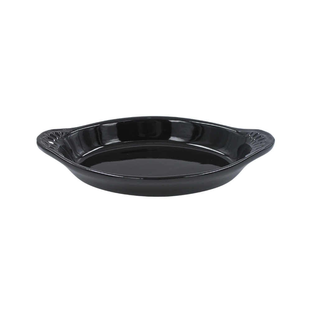 Plato Gales con relieve Negro brillante 12 onzas Rarebit