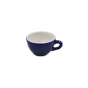 Taza Barista Espresso 3 onzas Azul cobalto/Blanco 10 cm