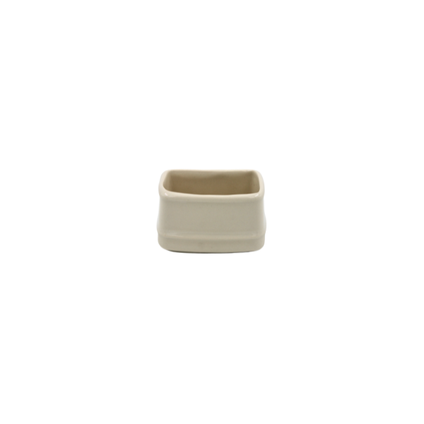 Azucarera rectangular 20 sobres lisa blanco