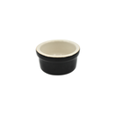 Ramekin 2.5 oz. negro / blanco