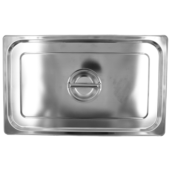 Tapa 1/1 acero inox. 201, 0.6 Nsf