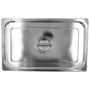 Tapa 1/1 acero inox. 201, 0.6 Nsf