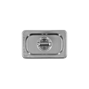 Tapa 1/9 acero inox. 201, 0.6 Nsf