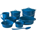 Bateria de peltre Superior color Azul Real Nevado Cinsa(BAJA)