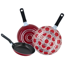 Juego de 3 sartenes Octo rojo Ekco de 18, 20 y 24 cm(BAJA)
