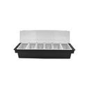 Caja para condimentos de plastico 6 compartimentos@