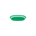 Canasta oval verde (10.5&quot;X7&quot;)@