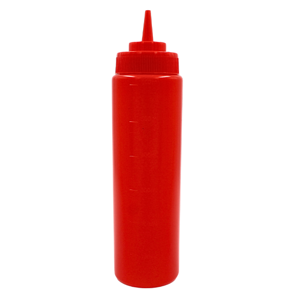 Recipiente para aderezo rojo 24 oz @